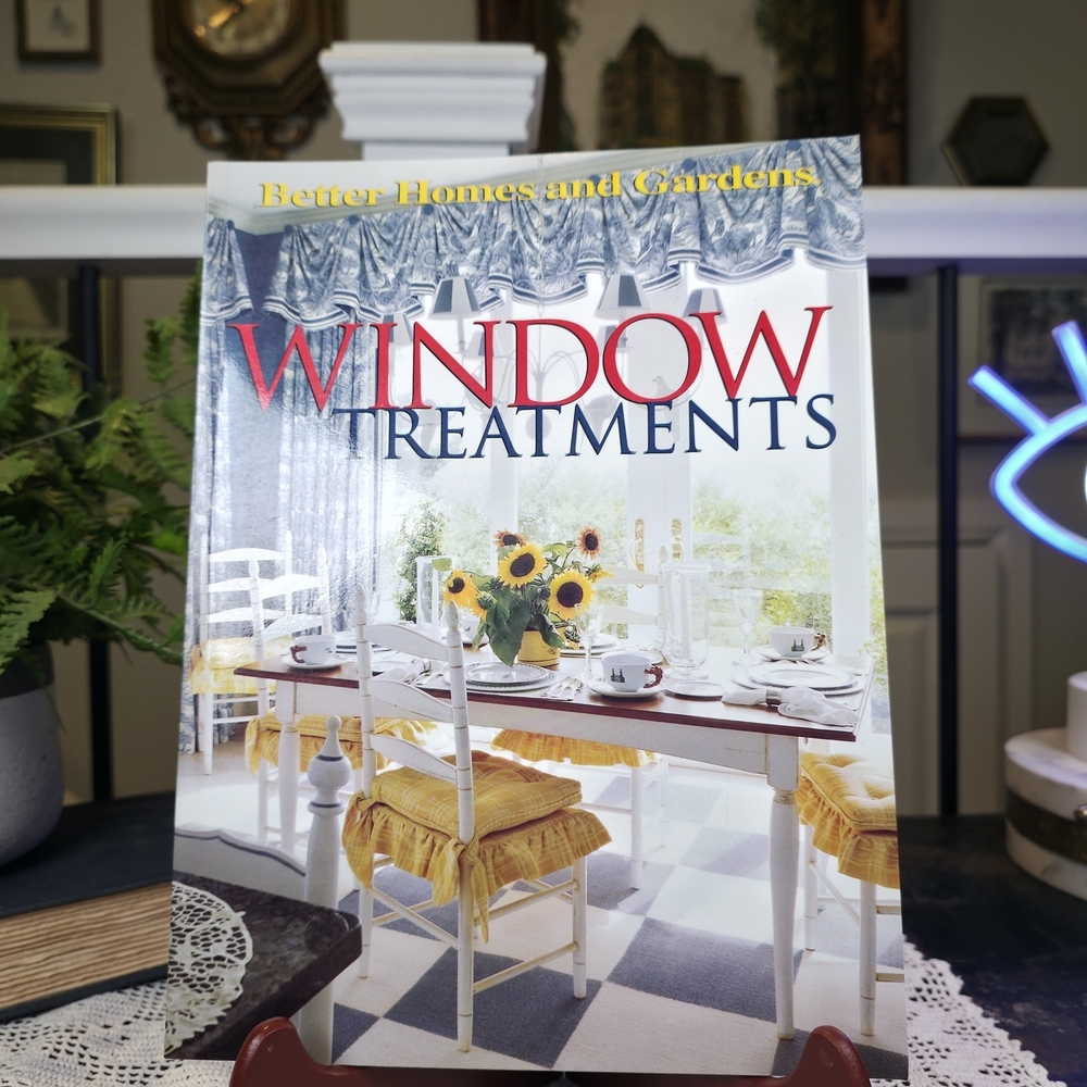 Better Homes & Gardens Window Treatments Book Draperies Shades Valances 1990s